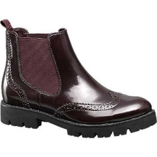 Burgundi színű chelsea boot