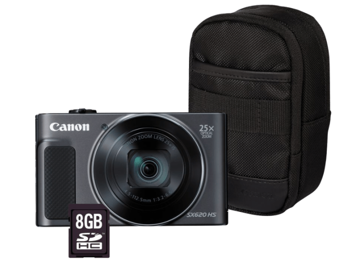 PowerShot SX620 fekete Essential Kit