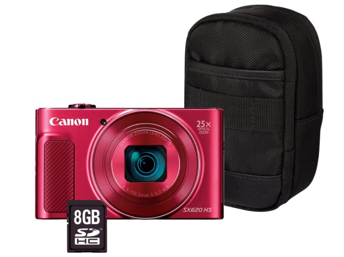 PowerShot SX620 piros Essential Kit