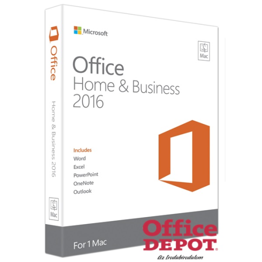 Microsoft Office 2016 MAC Home & Business ML ENG szoftver