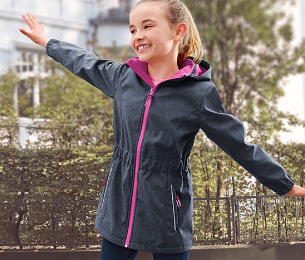 Lányka softshell dzseki