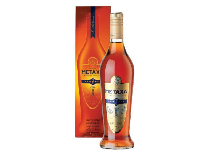 Metaxa******* görög szeszes ital díszdobozban