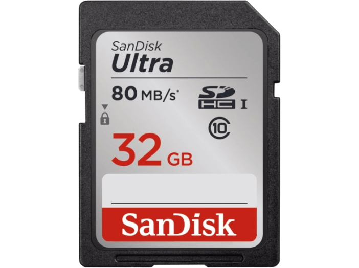 139767 sdhc ultra 32GB 80MB/s, class 10, memóriakártya, fekete