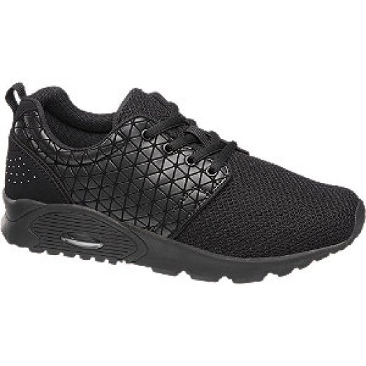 Fekete légpárnás sneaker