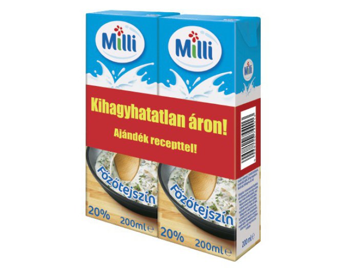Milli Perfecto főzőtejszín duopack