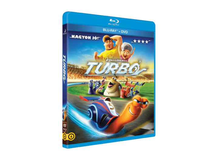 Turbó (Blu-ray + DVD) ajándék csigával