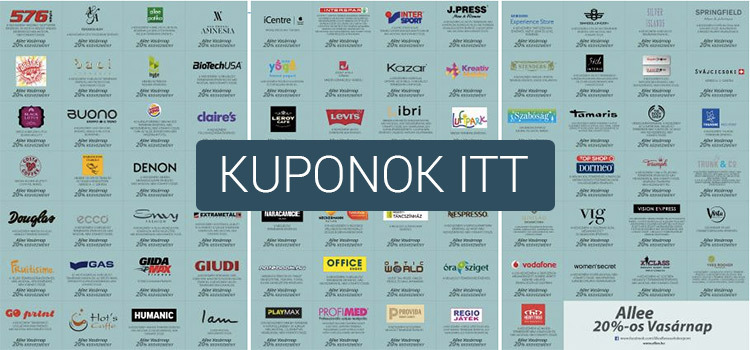 Allee Kuponok 20%