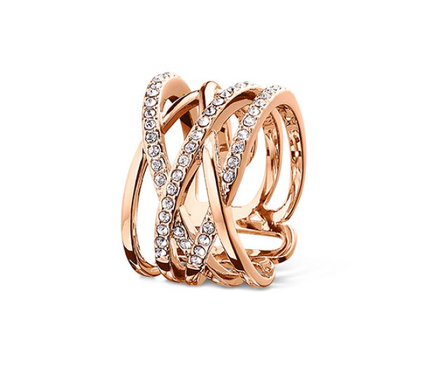 Női gyűrű, Swarovski kristályokkal