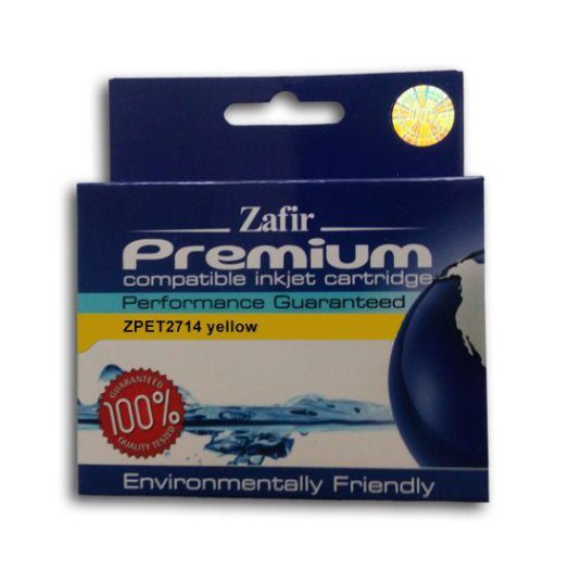 Zafír patron ZPET2714 (Epson T27144010) sárga