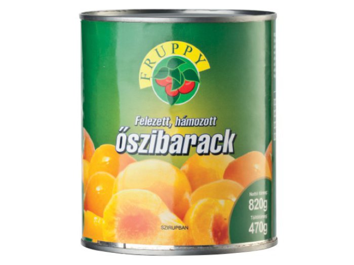 Fruppy felezett őszibarackbefőtt
