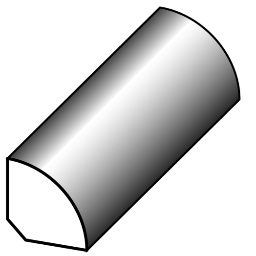 NEGYEDKÖRLÉC 240CM KW18/GR