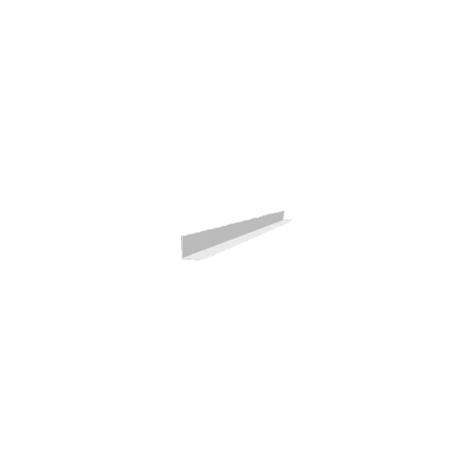 SAROKPROFIL FEHÉR 30X30MM