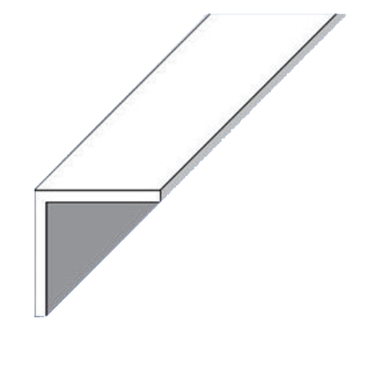 L-PROFIL PVC FEKETE 10X10X1,0 1M