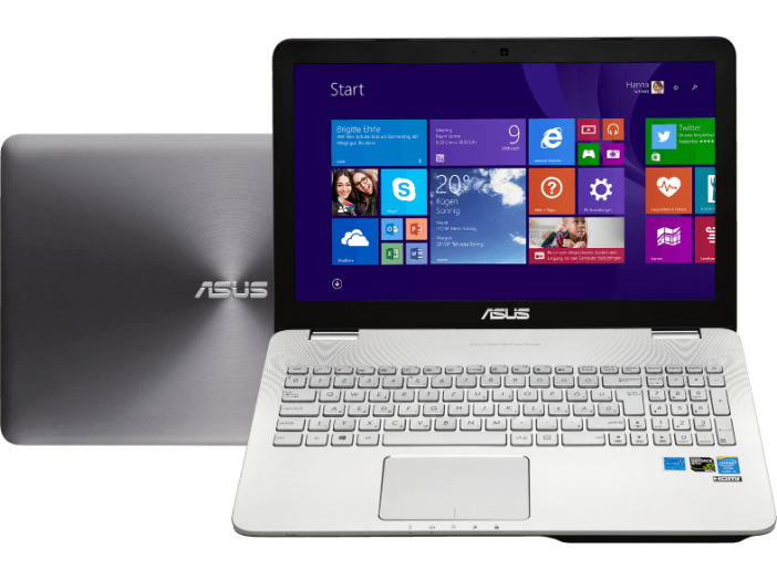 N551JW-CN212H ezüst notebook (15,6"/Core i5/4GB/1TB/GTX960 4GB VGA/Windows 8.1)