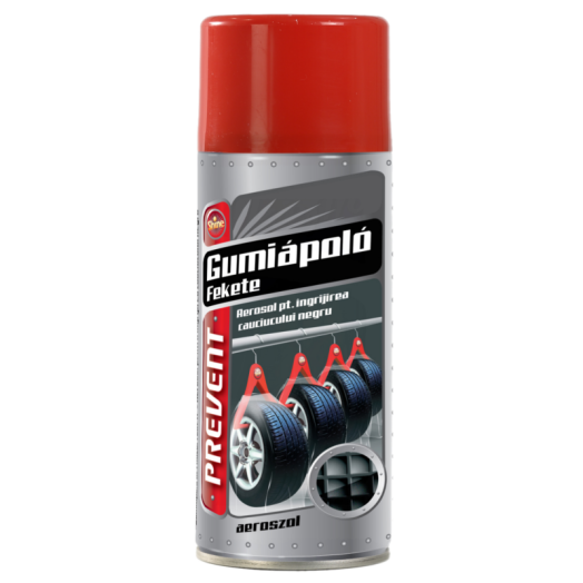 PREVENT GUMIÁPOLÓ AEROSOL 400ML FEKETE