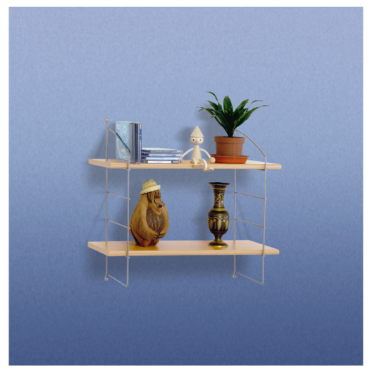 BASIC LÉTRAPOLC SZETT BÜKK 60X20CM