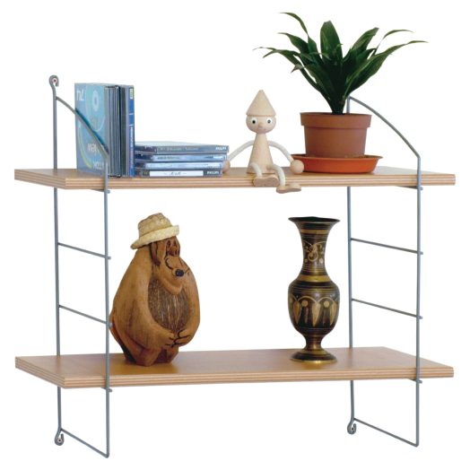 BASIC LÉTRAPOLC SZETT FEHÉR 60X20CM