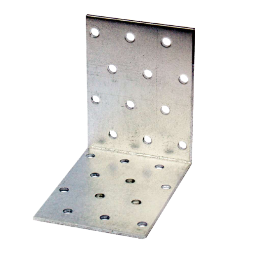 SAROKÖSSZEKÖTŐ LEMEZ 40X40X20MM     HORGANYZOTT, PERF.