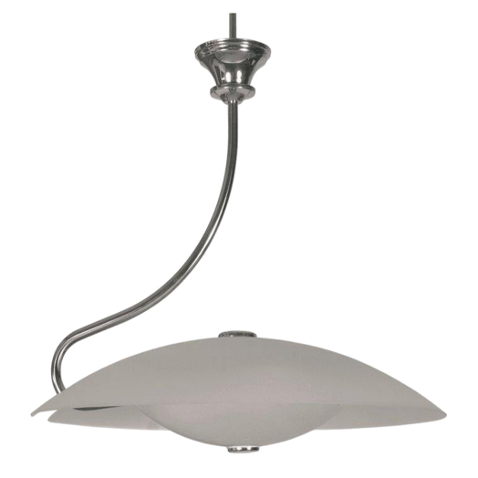 KLUB FÜGGESZTÉK 1*60W KRÓM/FA