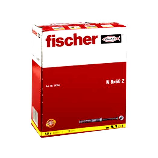 BEÜTŐDÜBEL 8X60MM (N/Z) 50DB