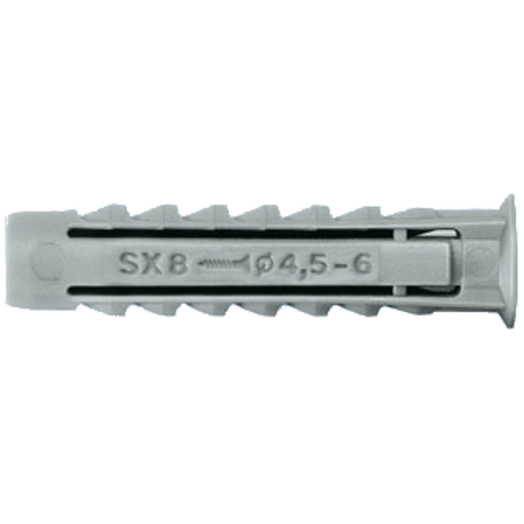 NYLON-DÜBEL KAMPÓVAL, ARANY, 2DB (SX6) (RHR63K)
