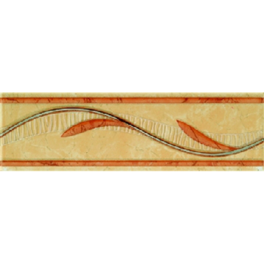 ZARAGOZA BORDŰR 25X7,5CM MÉZ-ARANY FÉNYES