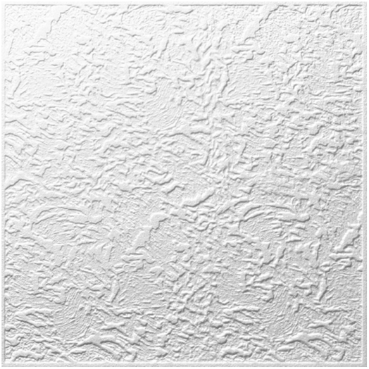 DEKOR 801 MENNYEZETI BURKOLÓLAP 50X50CM
