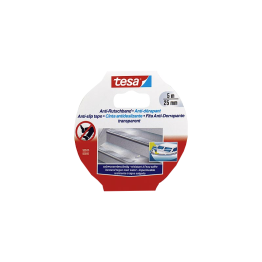 TESA CSÚSZÁSGÁTLÓSZALAG 25MMX5M     ÁTLÁTSZÓ
