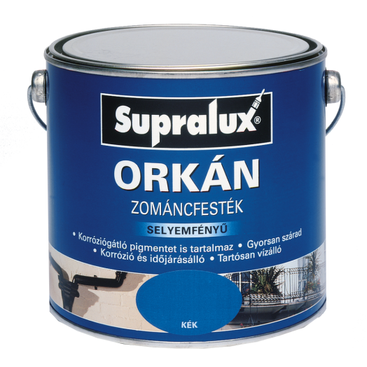 SUPRALUX ORKÁN ZOMÁNCFESTÉK 0,75 L SÖTÉTBARNA,SELYEMFÉNYŰ, OLDÓSZERES