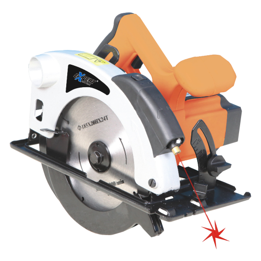 KÖRFŰRÉSZ 1200W 185MM LÉZERES       EXPERT