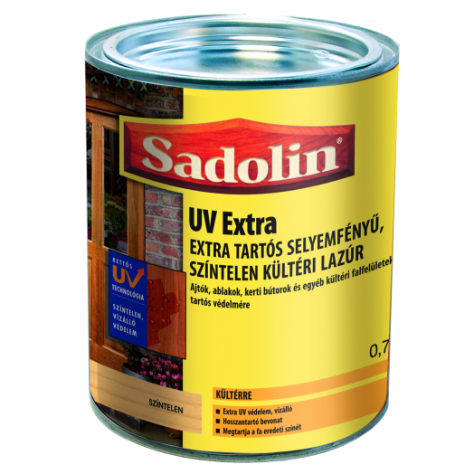 SADOLIN UV EXTRA KÜLTÉRI LAZÚR      0,75L SZÍNTELEN OLDÓSZERES