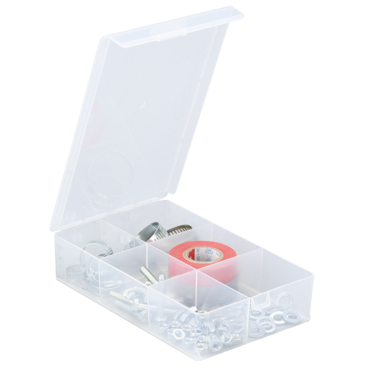 SZORTIMENTER 207X121X44 MM EURO PLUS BASIC 12/6, ÁTLÁTSZÓ