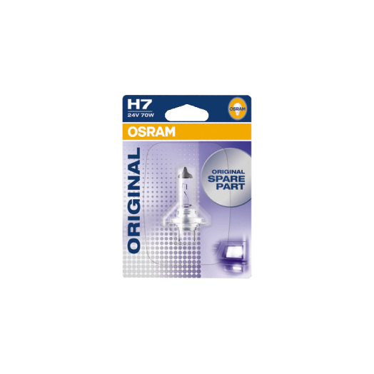 FÉNYSZÓRÓ STANDARD IZZÓ H7, 24V/70W TEHERGÉPKOCSI, OSRAM