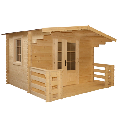 PADLÓZAT HÉTVÉGIHÁZAKHOZ 19MM 280X280CM 4X4CM-ES PÁRNAFA *KAP*