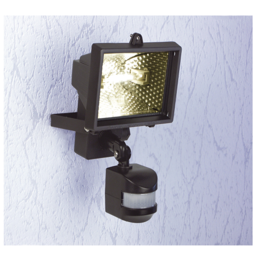 MOZGÁSÉRZÉKELŐS REFLEKTOR 120W,IP44 110'FEKETE *RÉGI: 187086* (303936