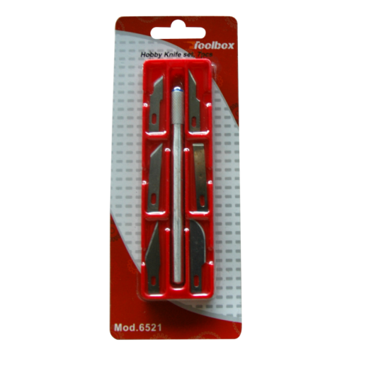 HOBBY KÉS KÉSZLET, 7DB-OS