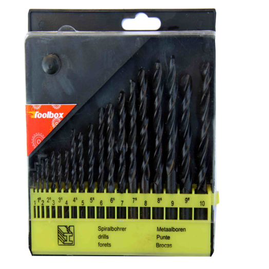 CSIGAFÚRÓKÉSZLET, 19 DB-OS, 1-10MM