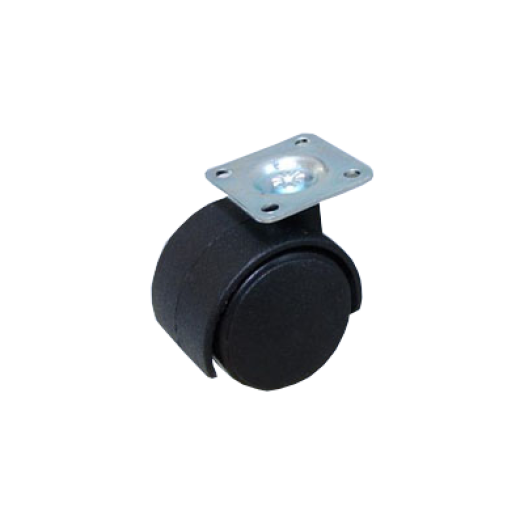 BÚTORGÖRGŐ P-04 TALPAS 50MM 25KG FÉM-MŰANYAG FEKETE (224236)