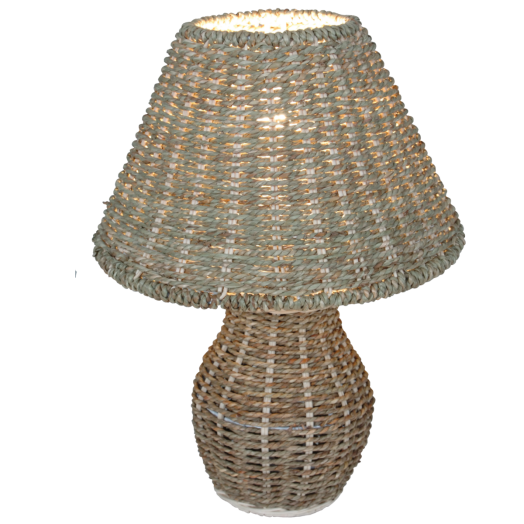 RATTAN ÁLLÓLÁMPA ˝ARABIA˝ E14 40W   NATÚR SZÍNBEN MAGASSÁG:38CM