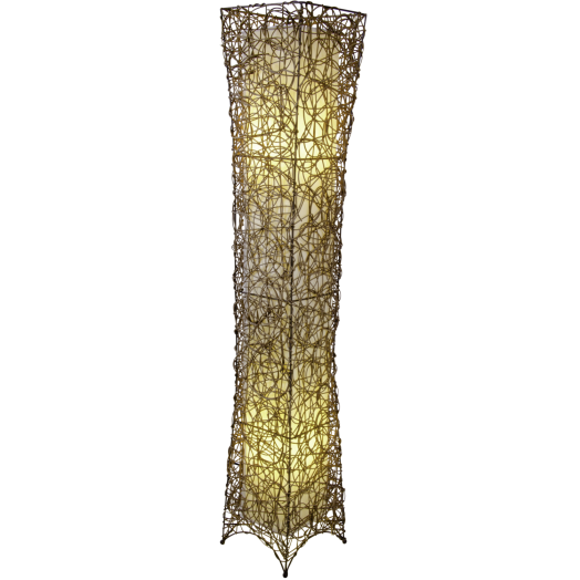 ÁLLÓLÁMPA ˝ARABIA˝ 3X40W E14 NATÚR SZÍNBEN MAGASSÁG:118CM