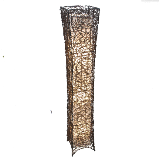 ÁLLÓLÁMPA ˝ARABIA˝ 3X40W E14 BARNA SZÍNBEN MAGASSÁG 118CM