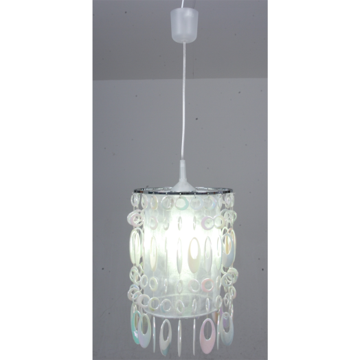 FANCY DECO FÜGG.LÁMPA,H35CM,ÁTM:23  E27,60W ÁTTETSZŐ