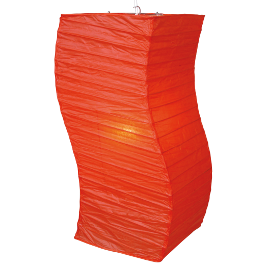JAPÁN PAPÍR FÜGGESZTÉK PIROS 46 CM, 1XE27, 60 W, SK2