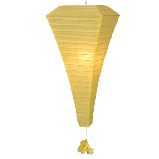 JAPÁN PAPÍR FÜGGESZTÉK SÁRGA        63 CM, 1XE27, 60 W, SK2