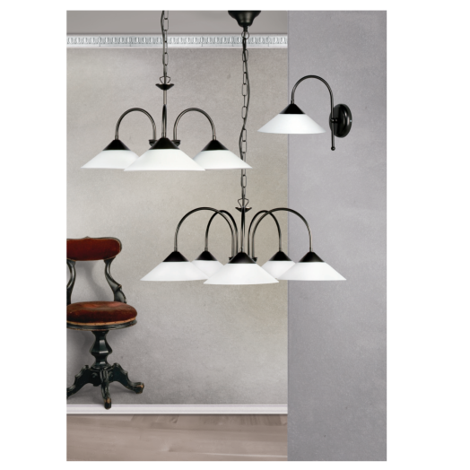SUZY CSILLÁR,FEKETE, 3X60W, E27     FV-915 BV