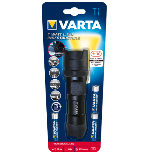 VARTA ELEMLÁMPA 1W 3AAA             INDESTRUCTIBLE