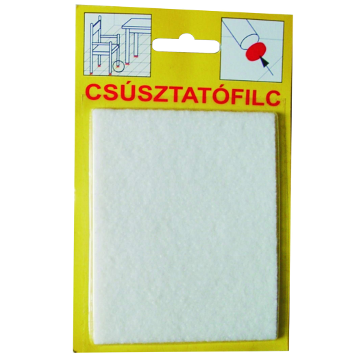 CSÚSZTATÓFILC ÖNTAP.82X100MM FEHÉR