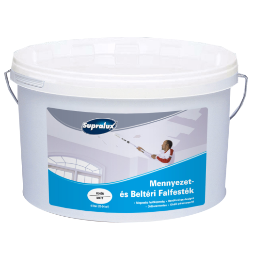 SUPRALUX MENNY.ÉS BELTÉRI FALFESTÉK 4L (RÉGI:223652)
