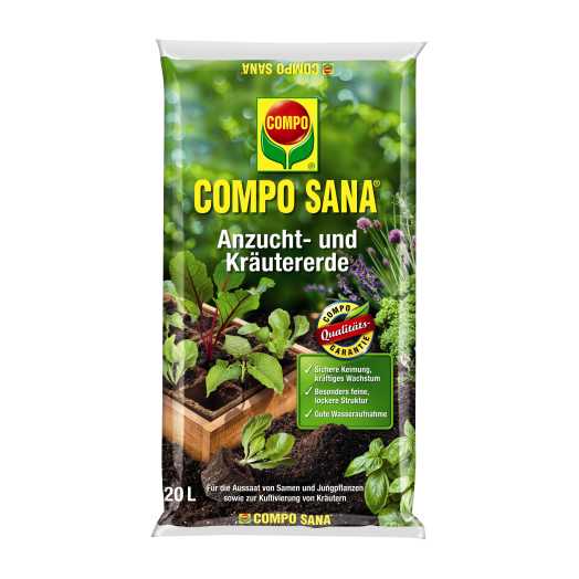 COMPO SANA SZAPORÍTÓ ÉS FŰSZERNÖVÉNYFÖLD 5L