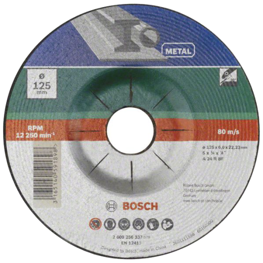 NAGYOLÓTÁRCSA FÉMHEZ 125X6MM